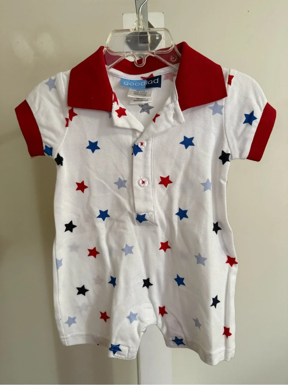 NWT Good Lad Stars Romper